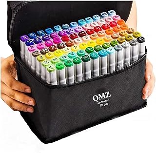 80 Art markers for professional sketching and Kids Drawing - Art pens Sketch pens Permanent Marker pens for Adult colouring - Colouring Pens Sketch Marker Pens for Artist