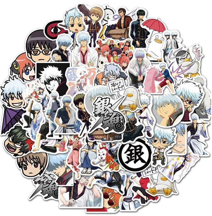 Amazon.co.jp: 100枚入り 銀魂 ぎんたま ステッカー セット アニメ