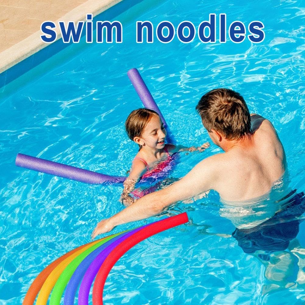 Pool Nudeln 60 Zoll - Hohlschaum Schwimmnudeln Für Pool & See - Bunte Schwimmhilfen Für Sommer Spaß