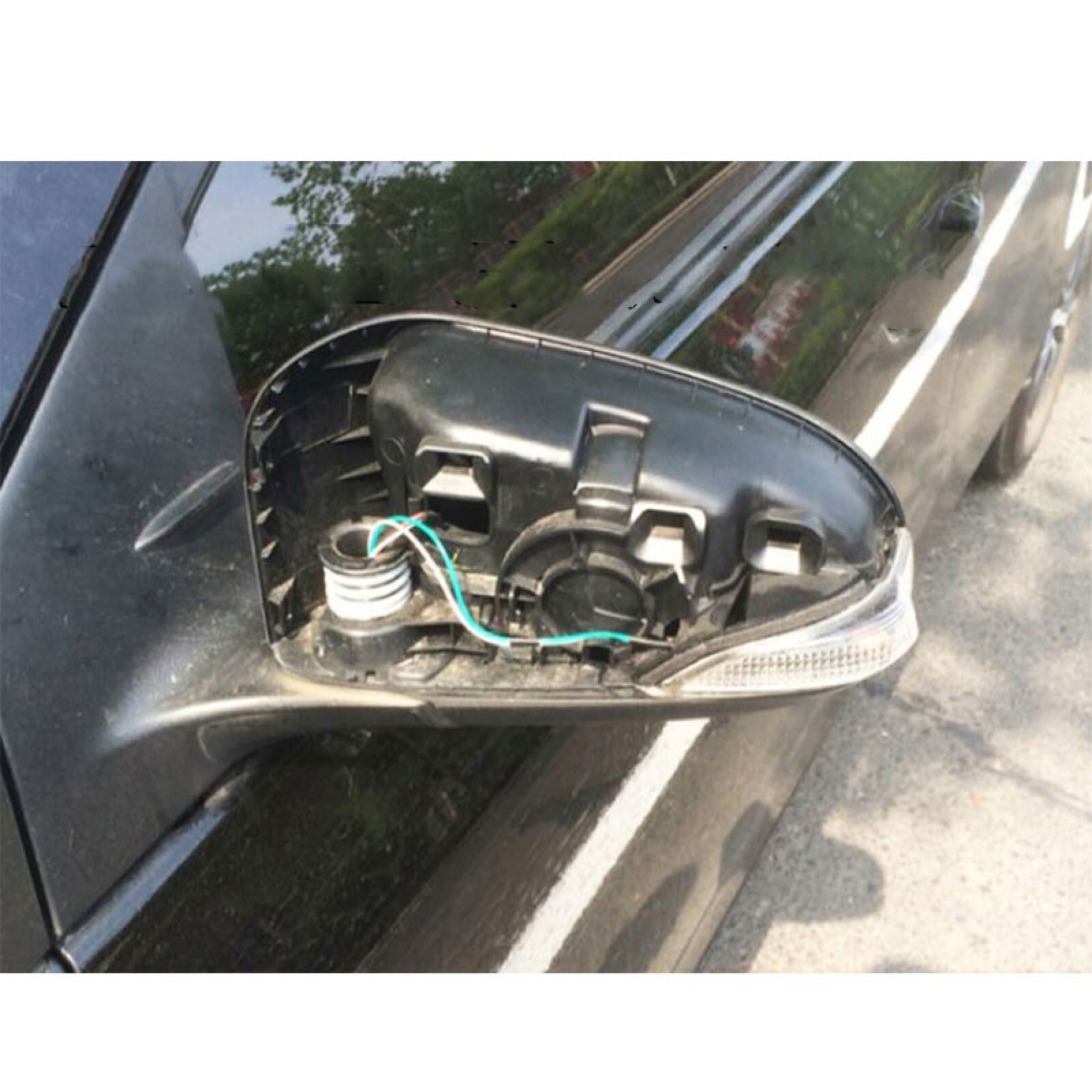 Couvercle Rétroviseur Extérieur Pour Toyota Yaris 2012-2019 - Gauche - Noir/Blanc/Rouge/Orange - Plastique ABS