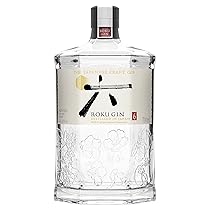 Roku Gin, Gin Artigianale Giapponese, equilibrato nei sapori e multistrato, composto da 6 botaniche – 1 bottiglia da 700ml