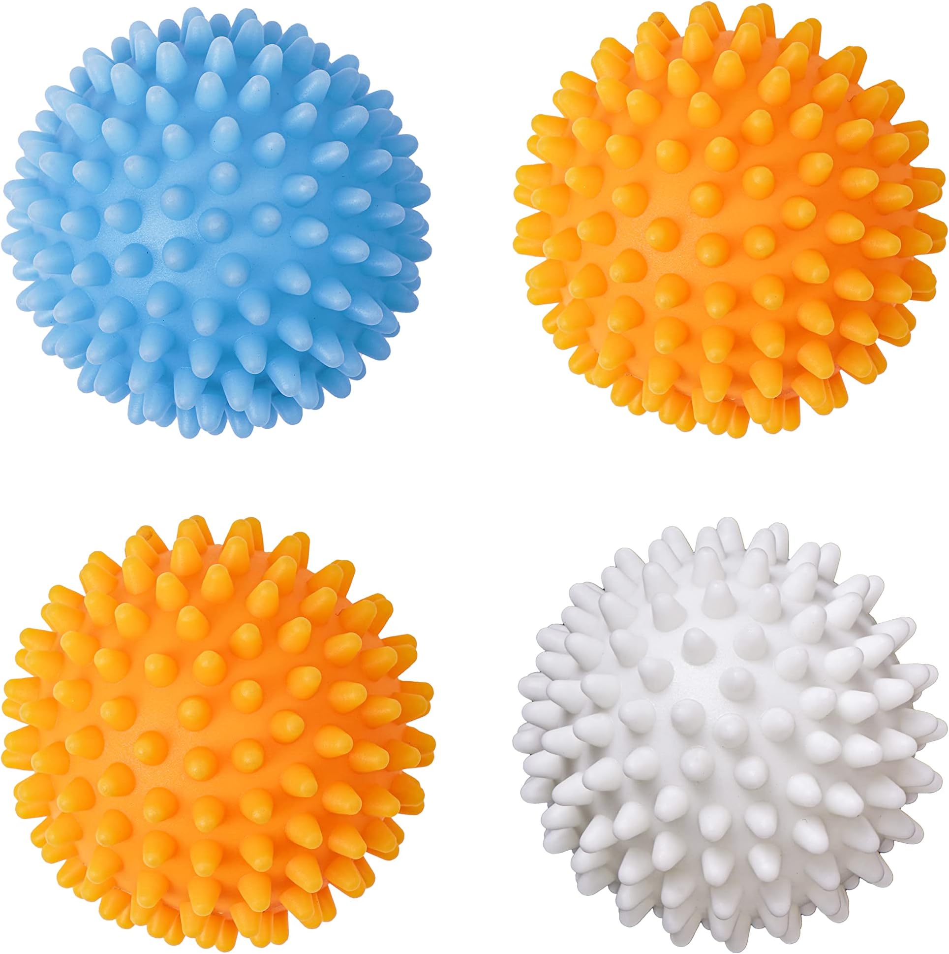 4pcs Reusable Laundry Vinyl Drying Balls For Reduce Wrinkles Static Fabric Softener - View #9