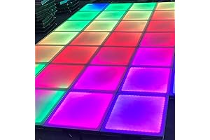 Interactive RGB LED Dance Floor with Flight Case, for Weddings & Nightclubs