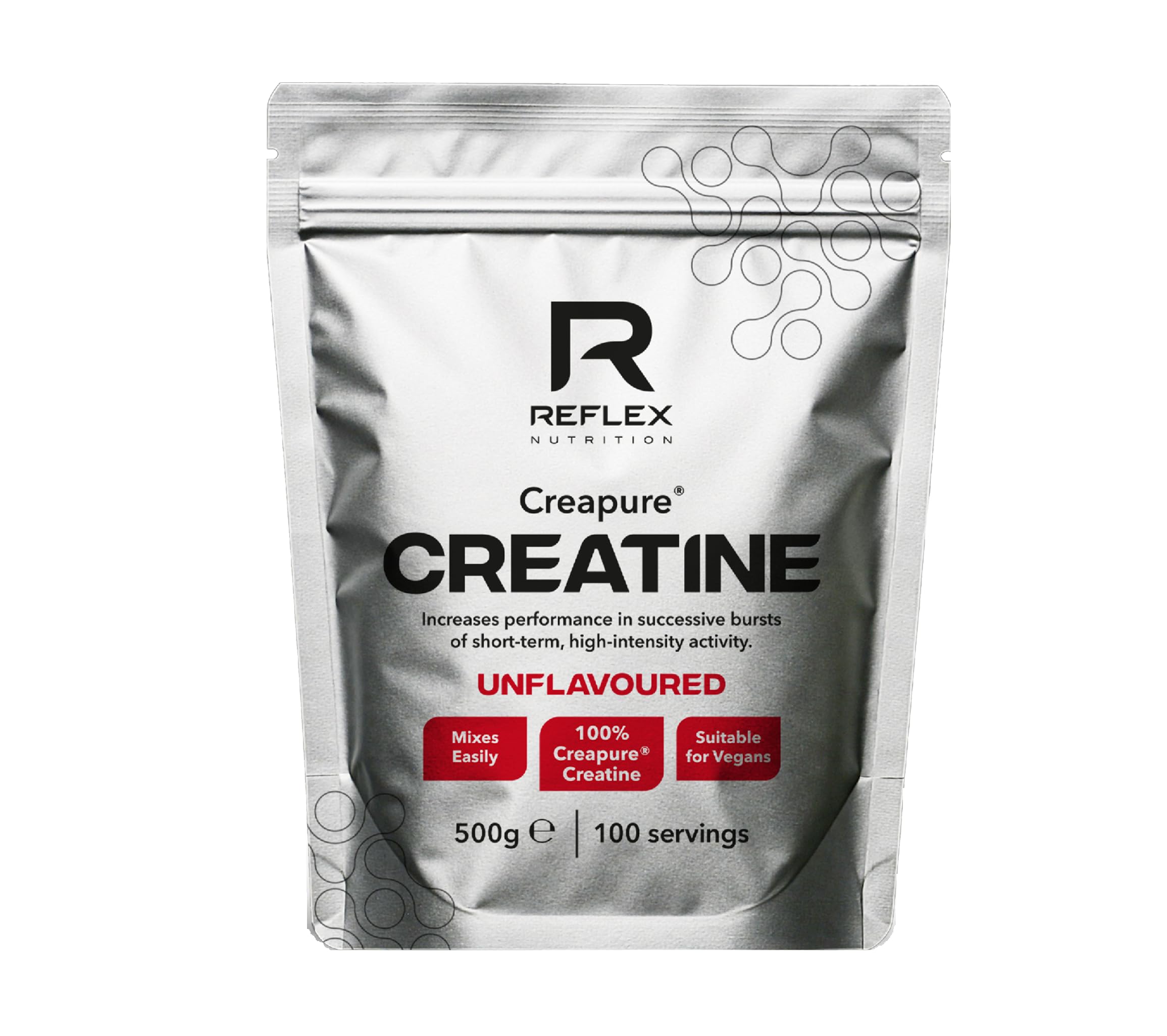 REFLEX NUTRITION CREATINE CREAPURE STRENGTH & PERFORMANCE UNFLAVOURED 500G