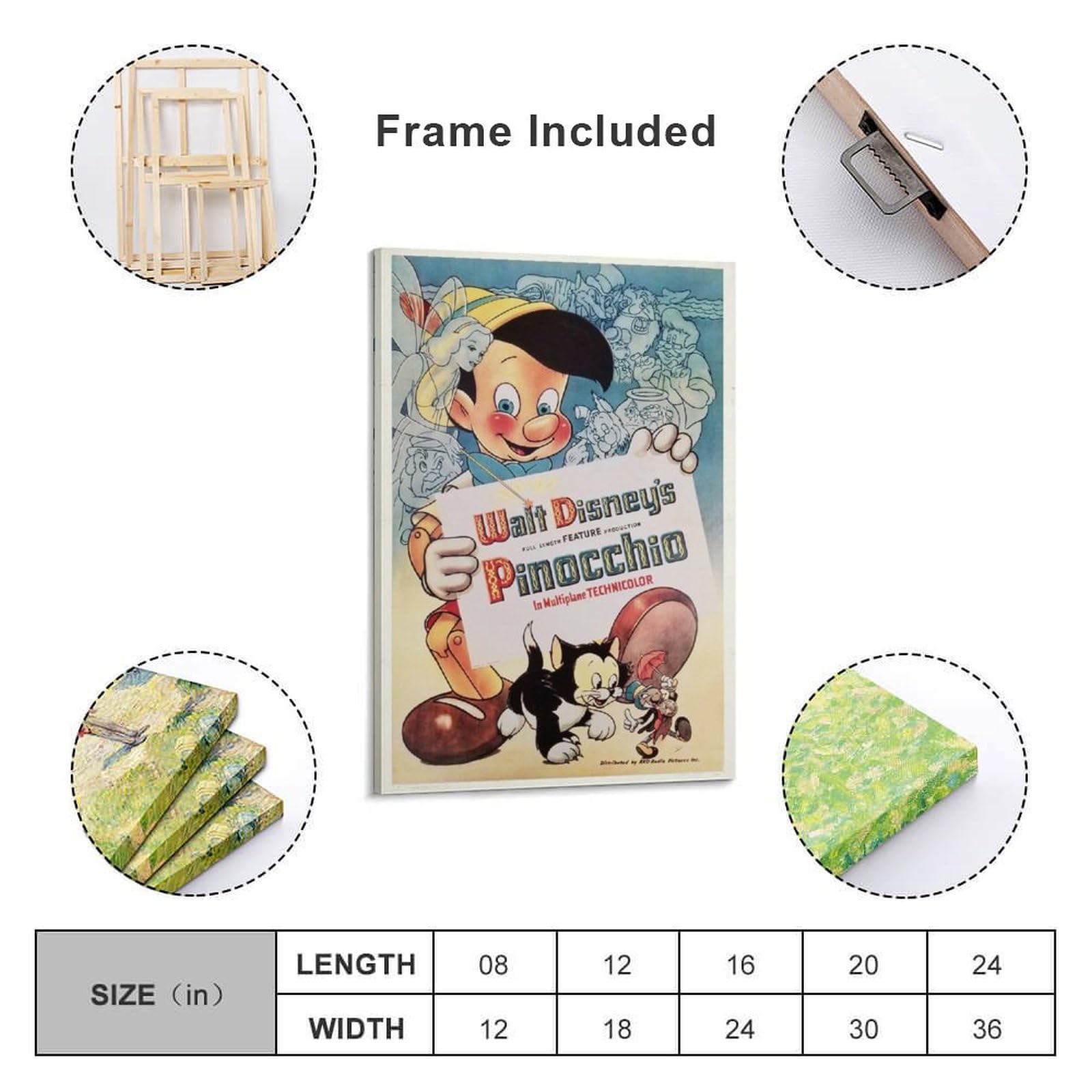 Amazon.co.jp: Pinocchio ディズニーのピノキオ ビンテージな