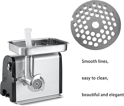 Miniatura 4 de Cuchillas para picadora de carne de acero inoxidable #12 (agujero de 0.236 in) para picadora de alimentos FGA y Hobart, LEM, Cabelas, Weston, MTN,