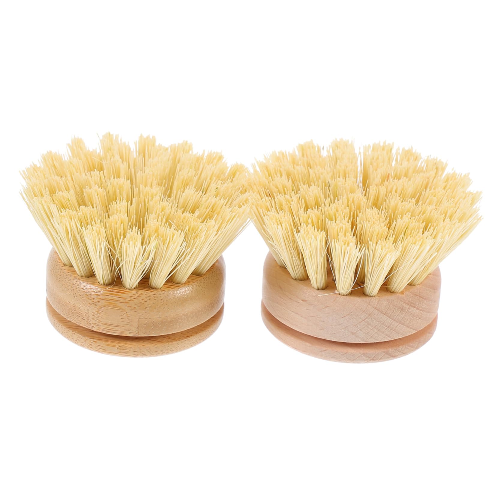 NOLITOY Cooking Brush Sisal Pot Brush Dish Scrubbers Handle for Heavy Duty Cleaning Kitchen Scrubbers for Dishes