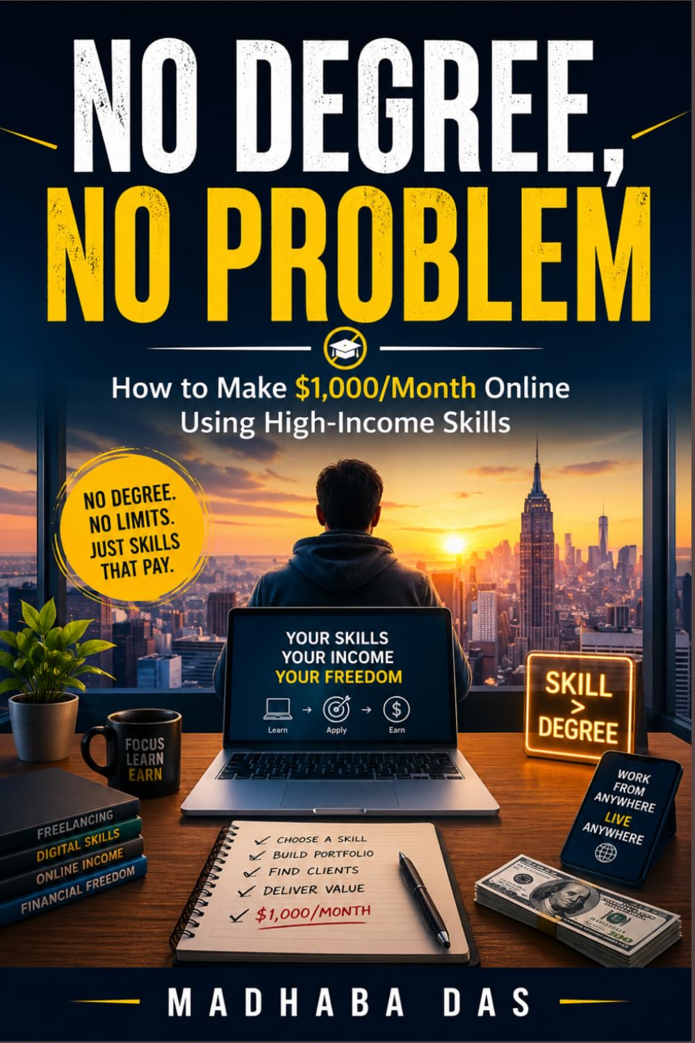 No Degree, No Problem : How to Make $1,000/Month Online Using High-Income Skills