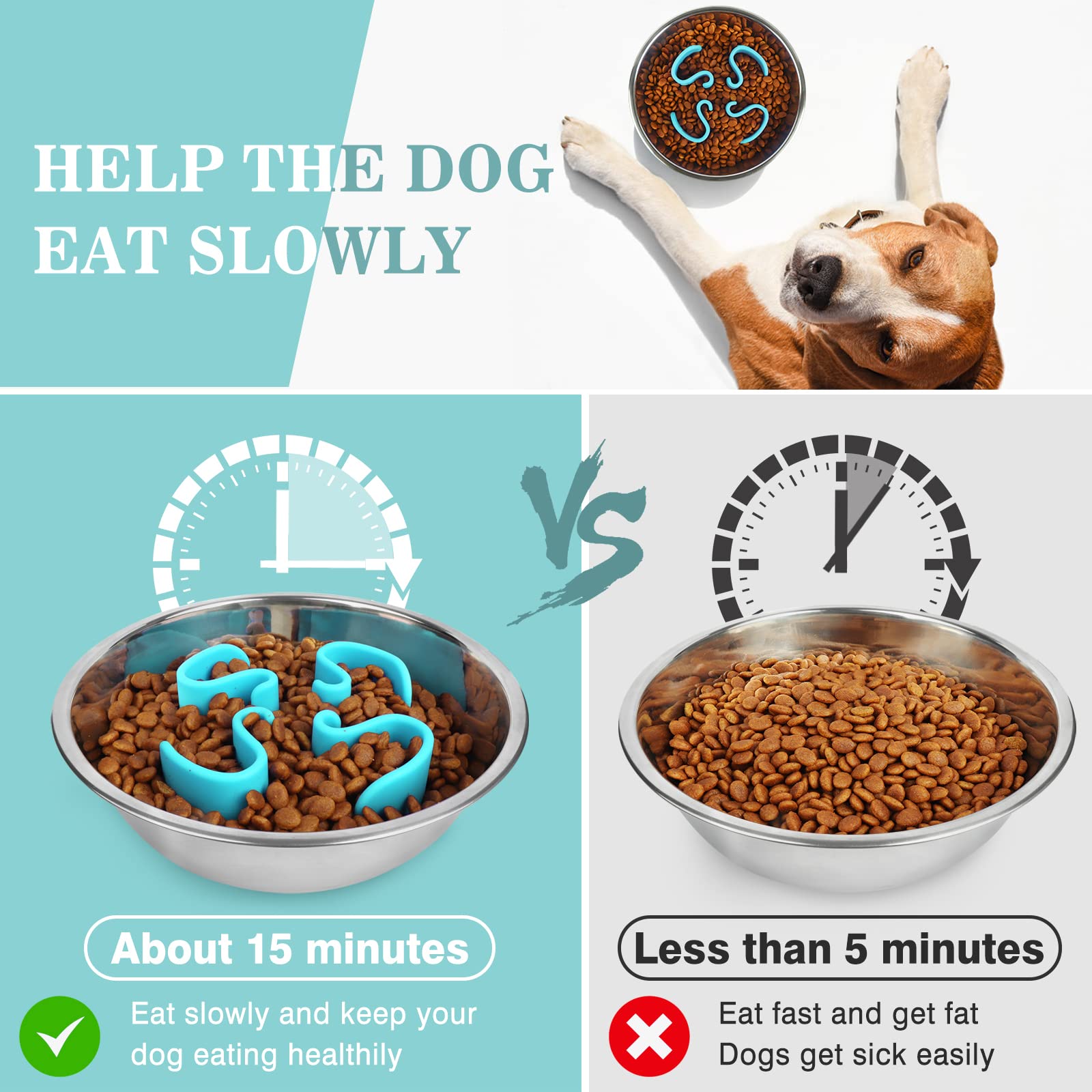 Photo inspiration: Gallery Detail: Silicone Dog Feeder Insert Insert For Dog Bowls