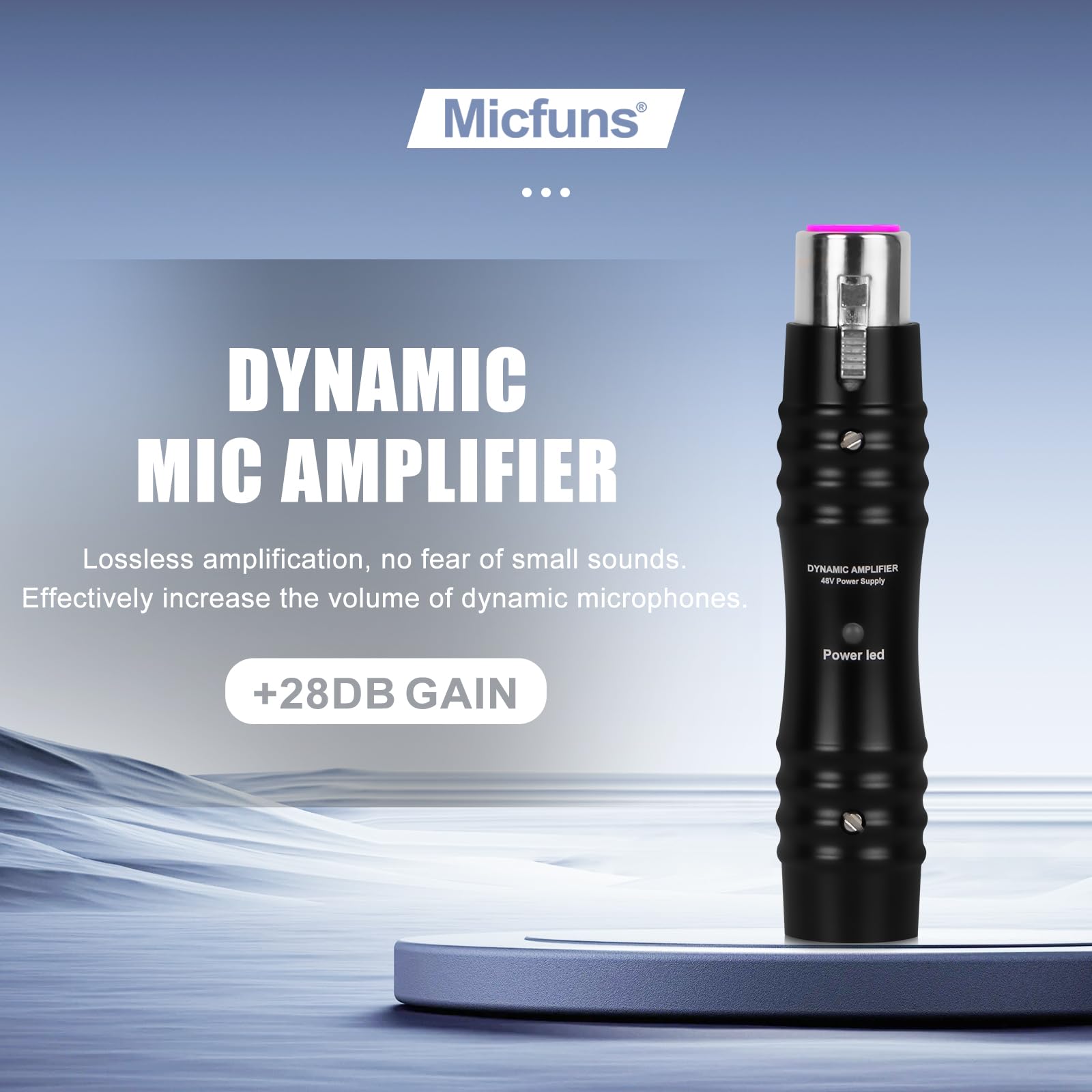 MIC BOOSTER P1 1 amplificatore microfono dinamico compatto con preamplificatore di alta qualità +25DB (P1-ONE)