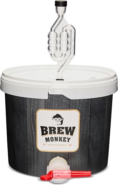 Brew Monkey® Kit Per Fare La Birra Bionda | Kit Luxe 5 L | 6,4% VOL. | Kit Per La Produzione Di Birra A Casa | Idee Regalo Uomo | Kit Birra | Regali Uomo Originali - 3