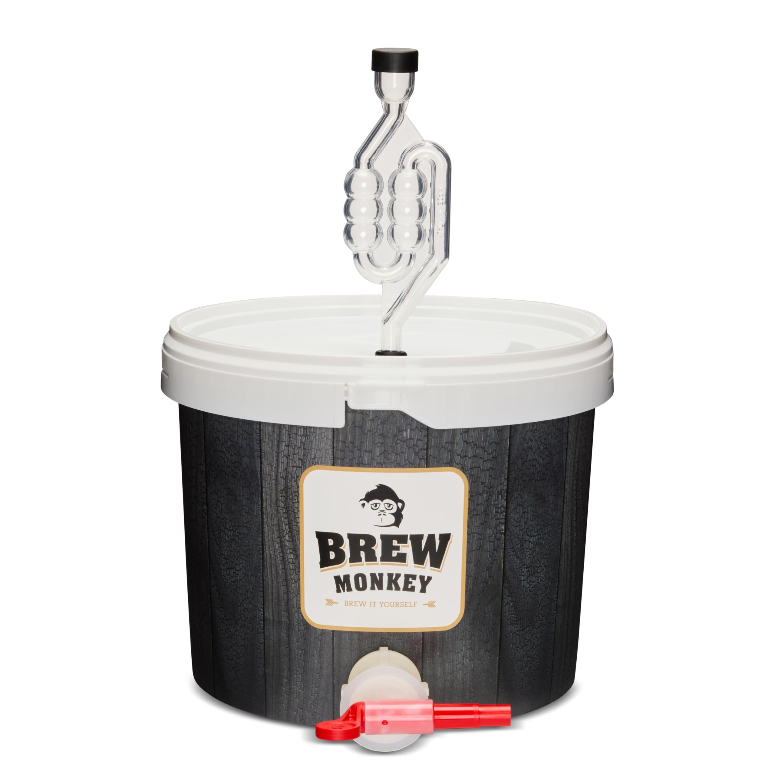 Brew Monkey® Kit de Elaboración de Cerveza Rubia | Pack Completo de 5 Litros | 6.4% Vol. | Paquete Para Hacer Cerveza | Regalos Originales para Hombre - 4