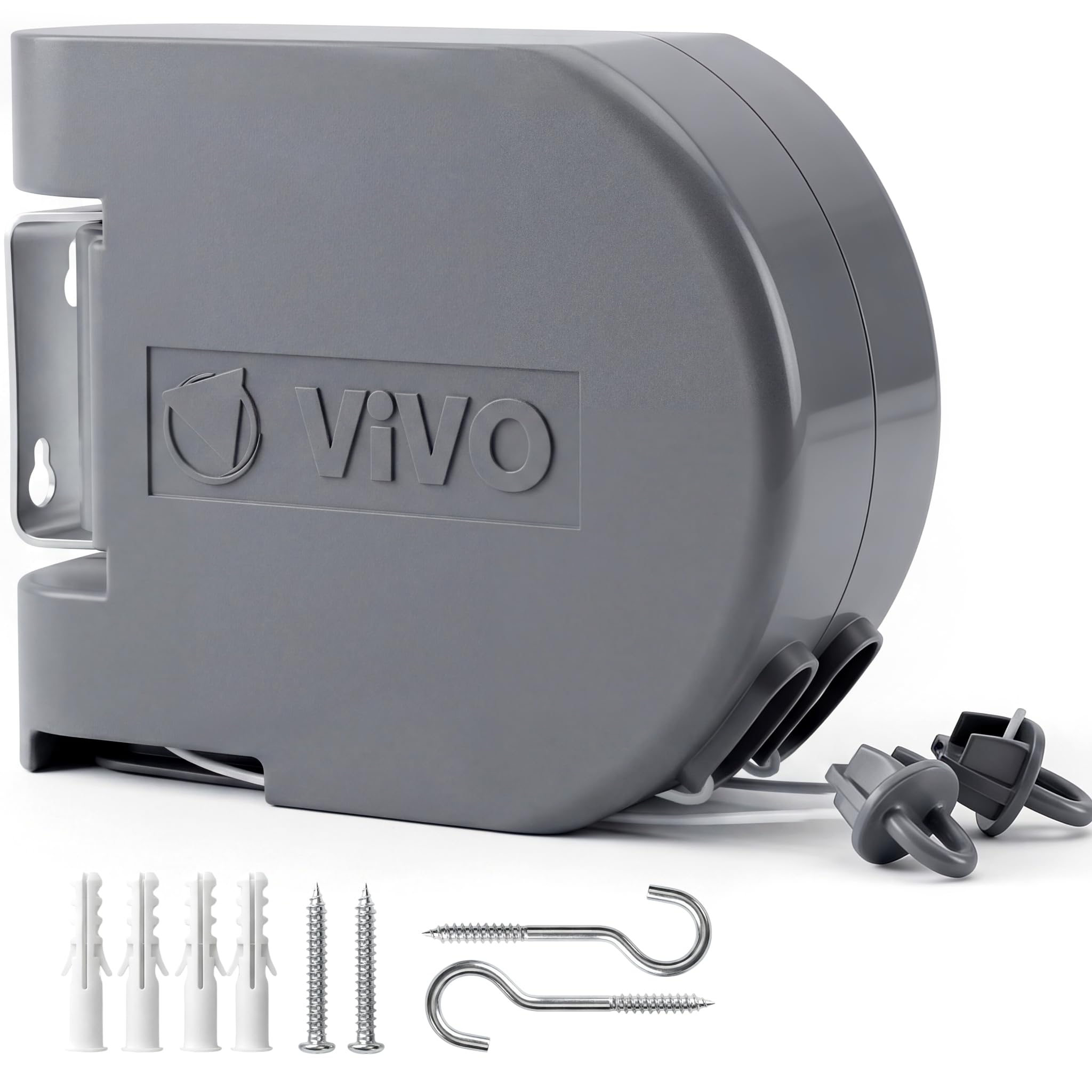 Vivo 30M Retractable Washing Line Heavy Duty Dual Clothes Dryer Retractable Automatic from B&Q