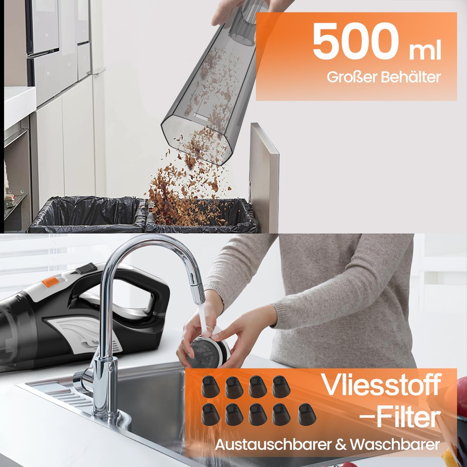 Hihhy 600w Aspirapolvere con Filo, 20KPA Scopa Elettrica, Multi Accessori, 4 in 1 Aspirapolvere e Aspirabriciole con 9 Filtro, 6 m di azione, per Pavimenti duri,Auto Hihhy 600w Aspirapolvere con Filo, 20KPA Scopa Elettrica, Multi Accessori, 4 in 1 Aspirapolvere e Aspirabriciole con 9 Filtro, 6 m di azione, per Pavimenti duri,Auto