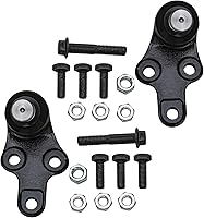 Detroit Axle Front Lower Ball Joints for 2013-2019 Ford Escape - 2pc Direct-Fit Kit, Premium Alloy, 10-Year Warranty