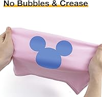 Vista 57 de HTVRONT - Rollos de vinilo termotransferible (HTV) blanco y negro, 12 pulgadas x 15 pies de vinilo de planchado para Cricut & Cameo, para camisas