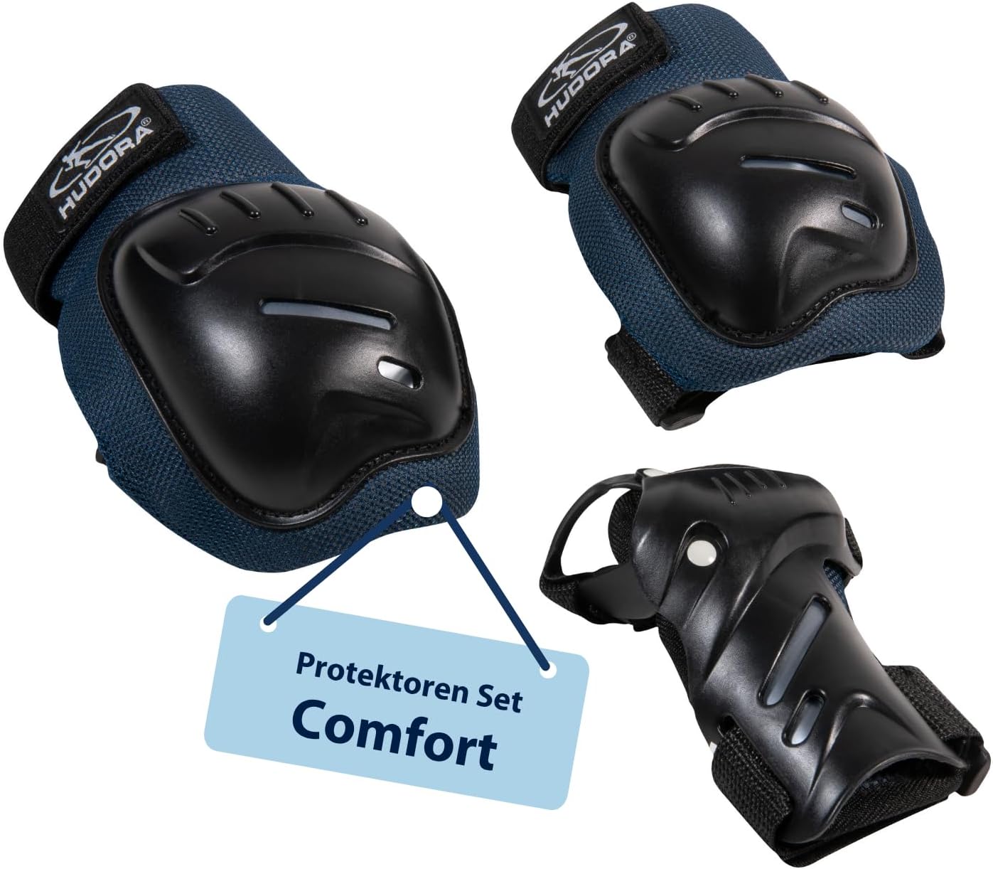 HUDORA Set of Biomechanical Protectors Pro M Unisex