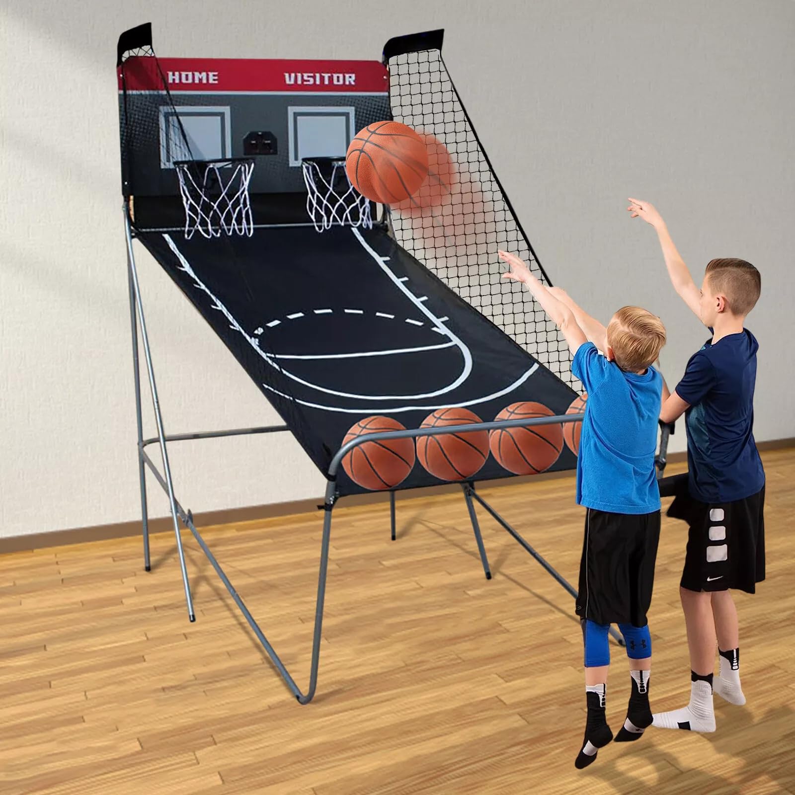 Faltbar Basketballautomat 8 Spielmethoden Basketballspiel Arcade Game, Faltbar Basketballspiel Arcade, Basketballspiel Game
