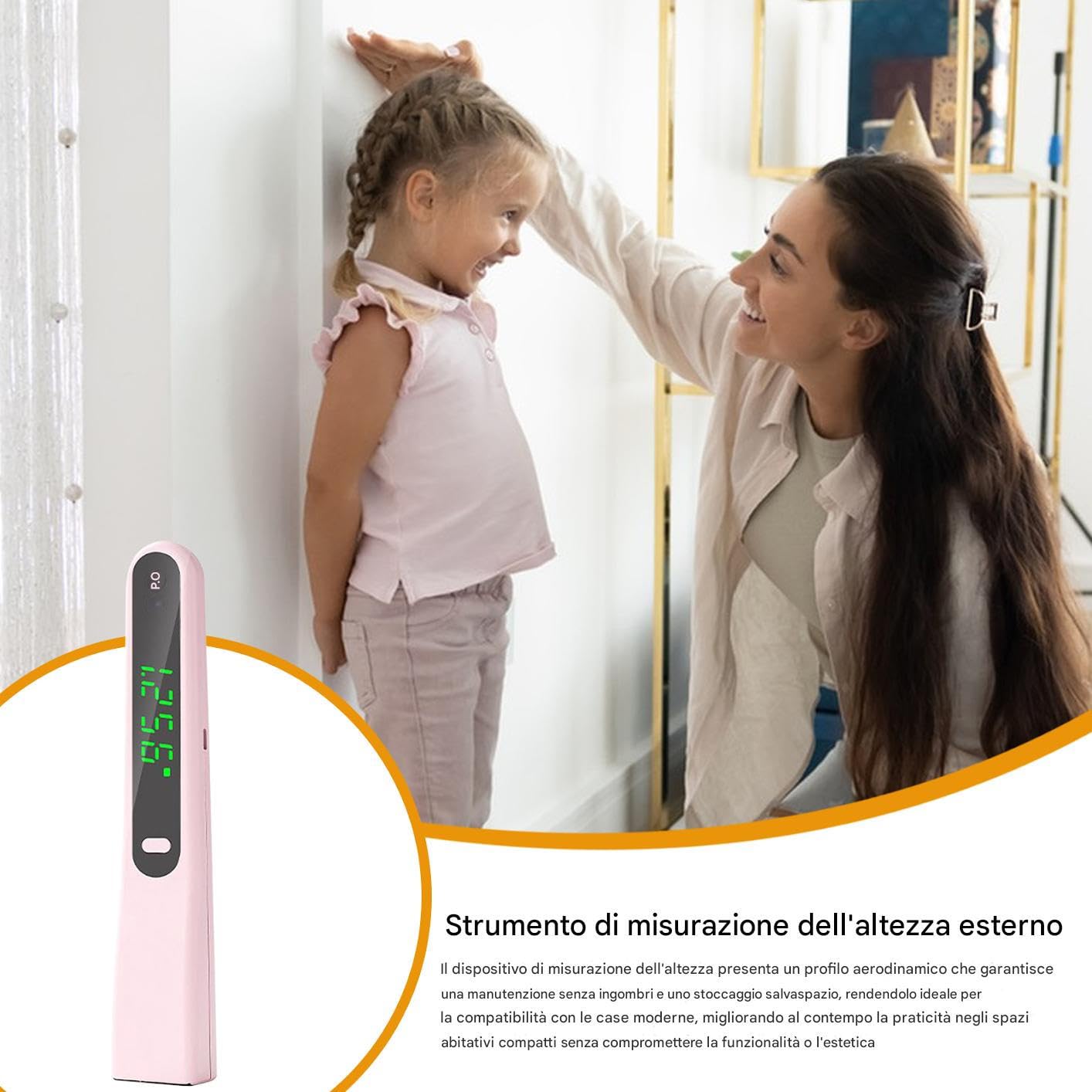 Misuratore Di Altezza,Stadiometro Digitale Elettronico | Dispositivo Stadiometro Per Altezza Manuale Senza Fili A Infrarossi - per l'Uso in Casa, Palestra, Ufficio, Ambulatorio, per Professionisti San