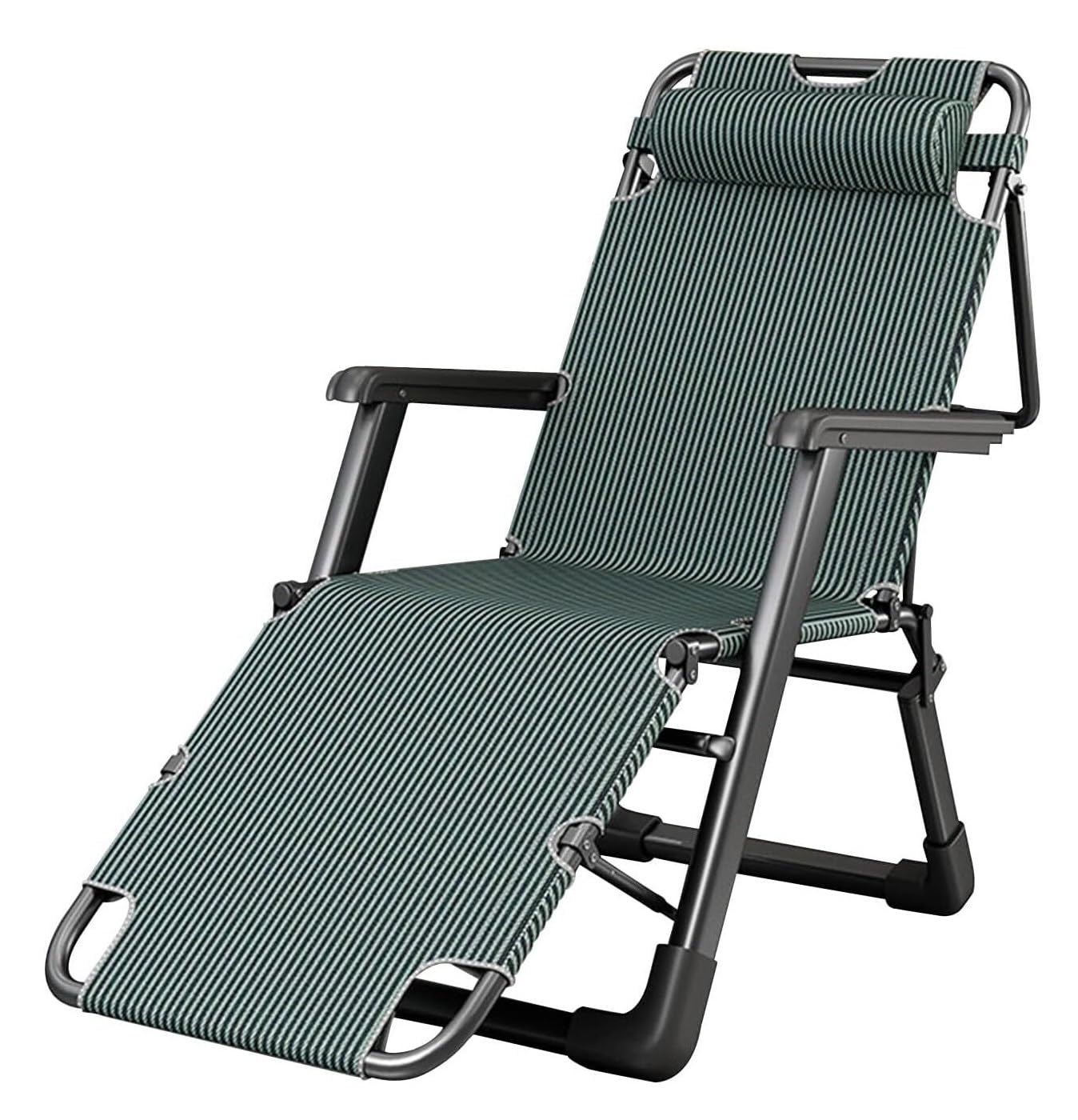 Chaise longue Zero Gravity pour soulager le dos avec appuie-tête confortable