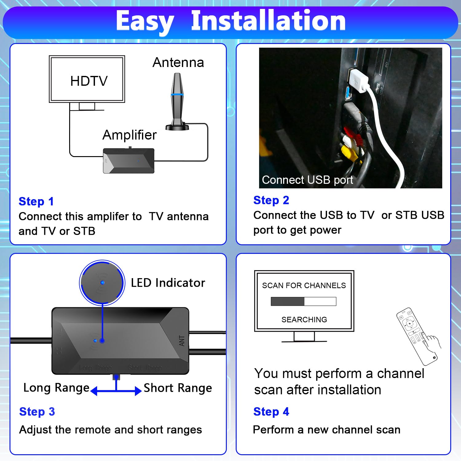 Amplifier Circuit Diagram Dtv Antenna Booster Tv Antenna Indoor