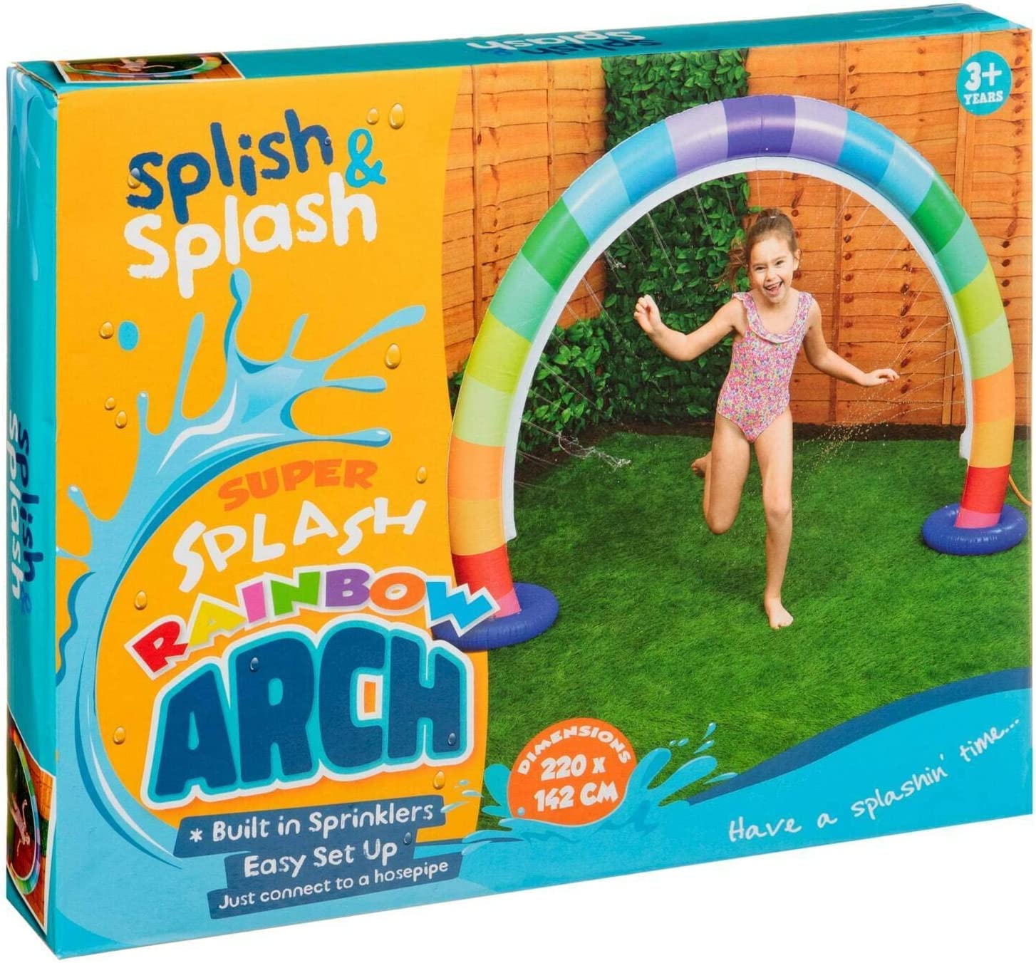 ScotvisionGarden Rainbow Arch Sprinkler Hour Of Fun In Hot Summer 142 x 220cm