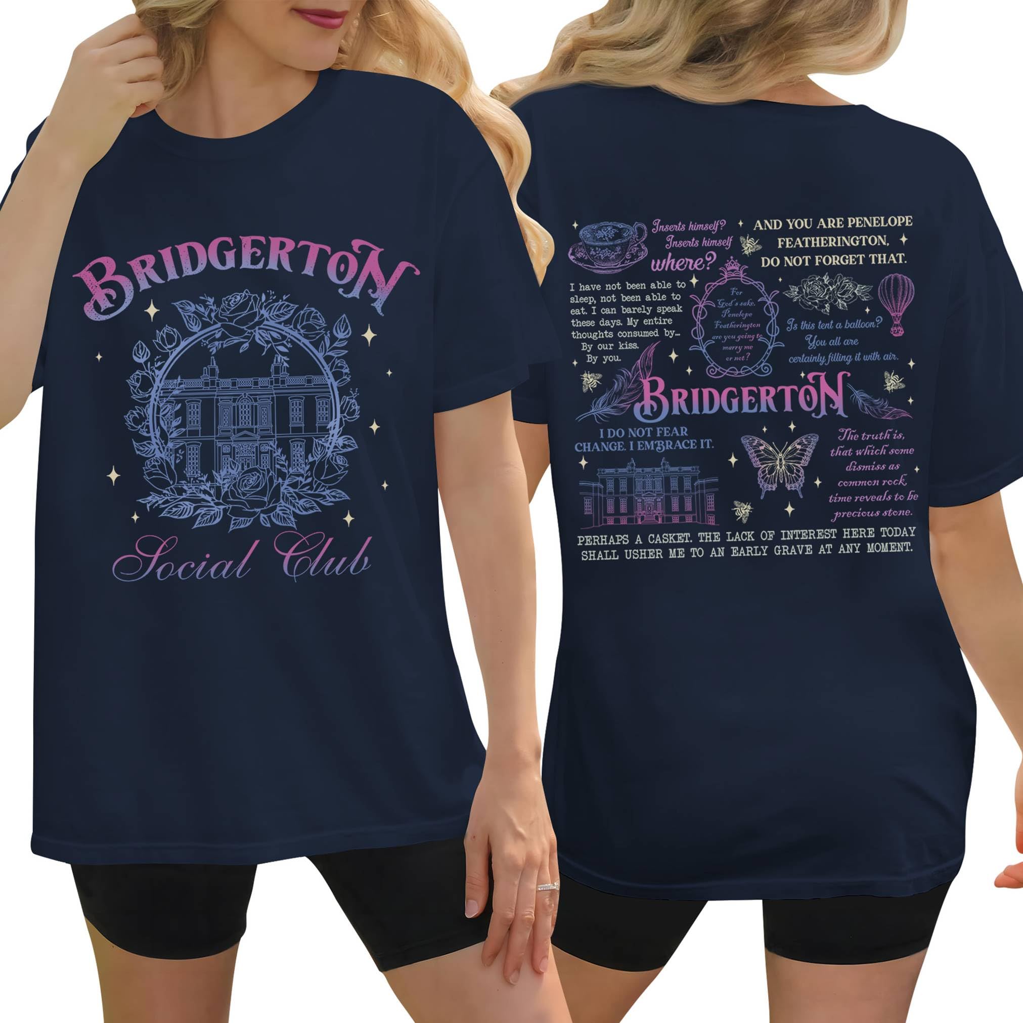 DIGForestSpilling The Tea Shirt - Tea House Tee Shirts - London England Tshirt - Whistledown Shirt for Lady - Movie Shirts for Women