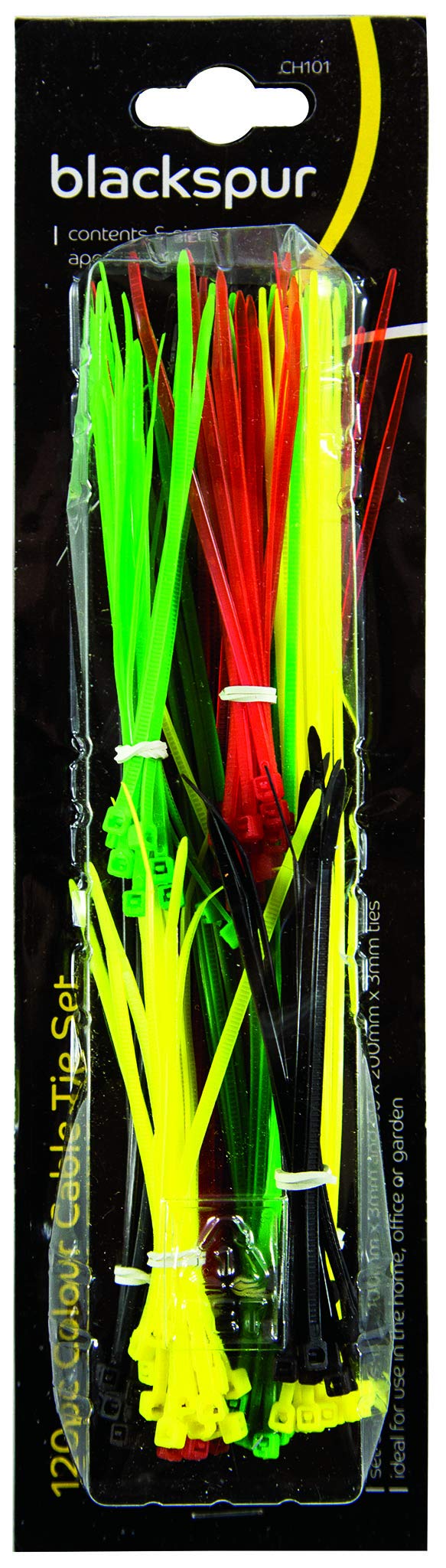 Blackspur BB-CH101 Assorted Colour Cable Tie Set
