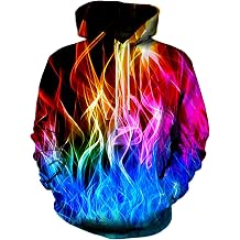 Unisex 3D Print Hooded Sweatshirt Hoodies with Big Pockets