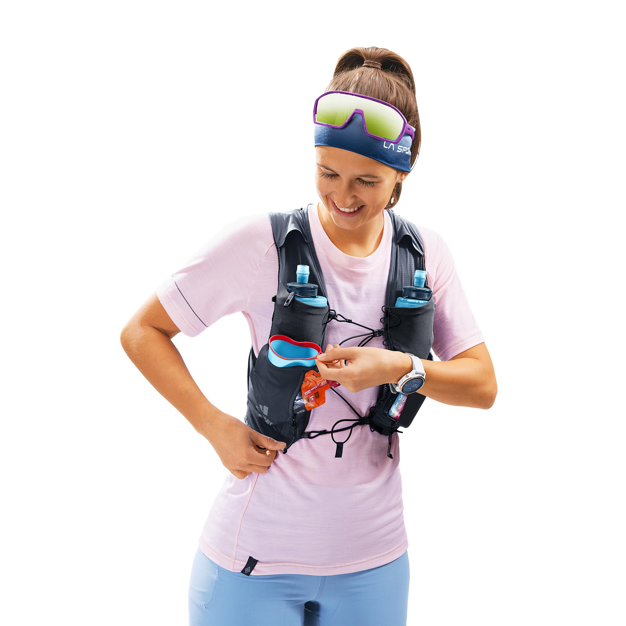 deuter Traick 9 SL gilet leggero da trail running da donna