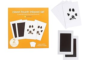 Pearhead Paw Print Clean-Touch Ink Pad: Capture Cherished Paw Prints Effortlessly