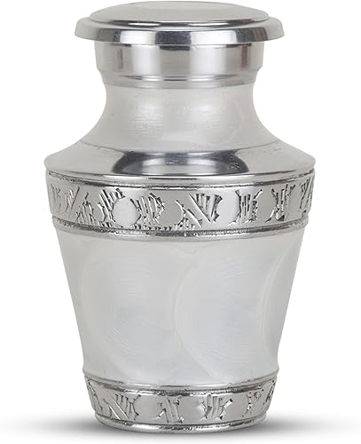 Miniatura 21 de Urnas de bebé para cenizas para niño/niña - Urna azul - Pequeños años para cenizas mujeres - Urnas de cremación para hombres - Urna pequeña - Azul