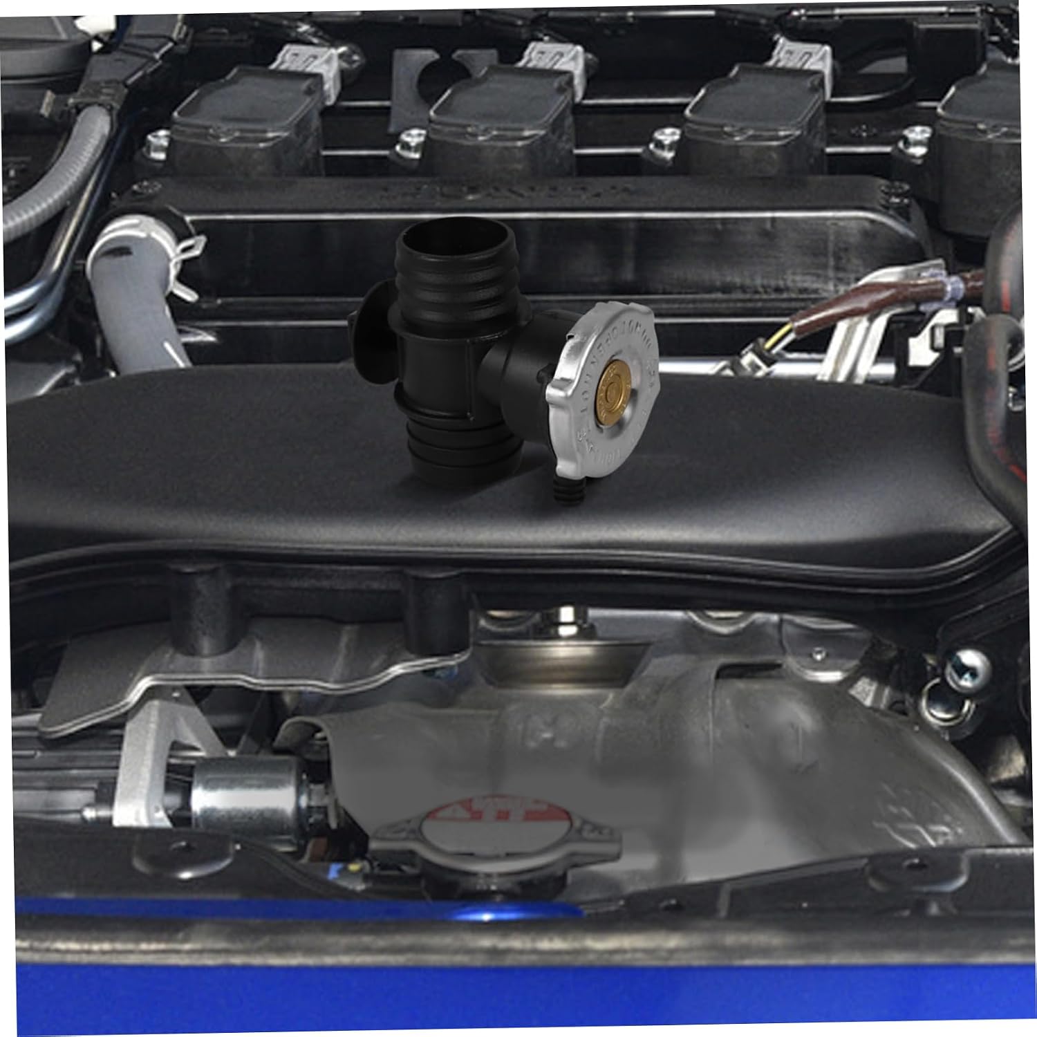 Coolant Radiator Tank Filler Oil Tank Cover Connector Easy Fit Radiator Fill Cap for Car