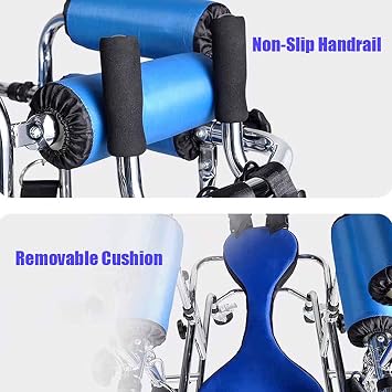 Child Rehabilitation Rollator Walker With 6 Wheels For Kids Cerebral Palsy Disability - Walking Frame Lower Limb Rehabilitation Aid With Seat