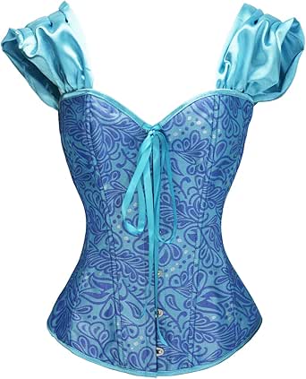 Bslingerie® Korset Bustier Brocade Overbust voor Dames, Zwart (, M Bslingerie® Korset Bustier Brocade Overbust voor Dames, Zwart (, M