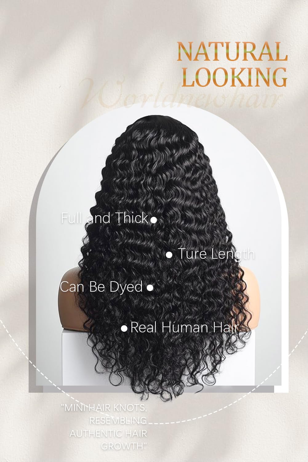 Worldnewhair Curly Wig Human Hair 28 Inch 13x4 Lace Front Wigs for Black Women Kinky Curly Deep Wave 180% Density Glueless Wigs Human Hair Pre Plucked