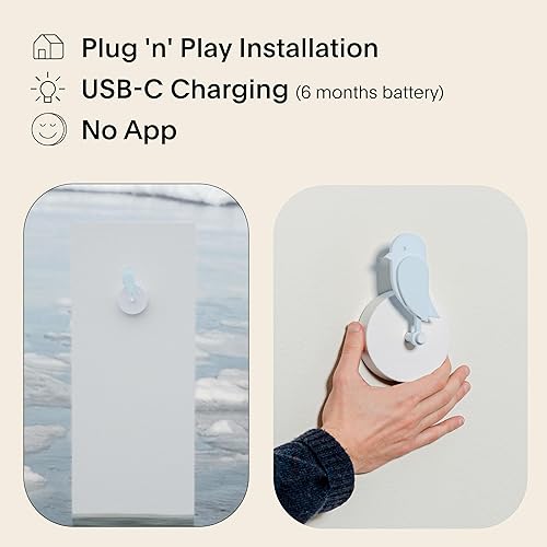 Miniatura 2 de Birdie 2.0 - Monitor de CO2 de diseño interior - Medidor de calidad del aire para el hogar y la oficina - Promueve la salud mental y física -