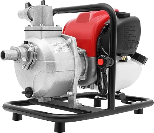 Pompe à eau à essence 4 temps 1,2 kW Moteur avec cylindrée 38 cm 