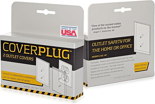 Miniatura 2 de The COVERPLUG Pack de 2 Cobertores de Enchufe Pintables
