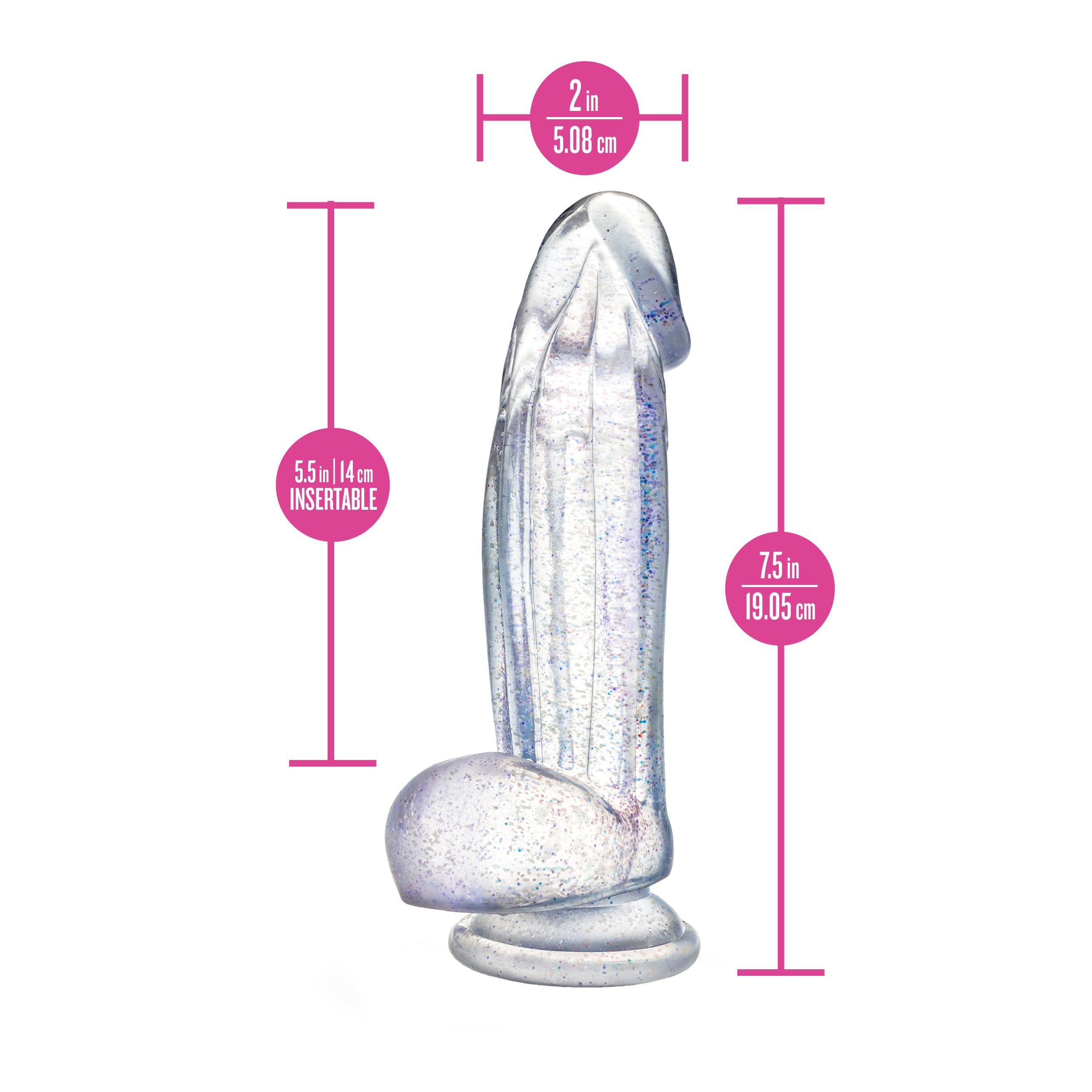 Amazon.com: Blush Novelties Naturally Yours Bling 7.5" Dildo ~ Clear Glitter Penis w/Balls ~ Suction Cup O-Ring Compatible ~ Women Men Couples Soft Yet Firm Lifelike Cock for G-Spot Vaginal Pegging Adult Amazon.com: Blush Novelties Naturally Yours Bling 7.5" Dildo ~ Clear Glitter Penis w/Balls ~ Suction Cup O-Ring Compatible ~ Women Men Couples Soft Yet Firm Lifelike Cock for G-Spot Vaginal Pegging Adult