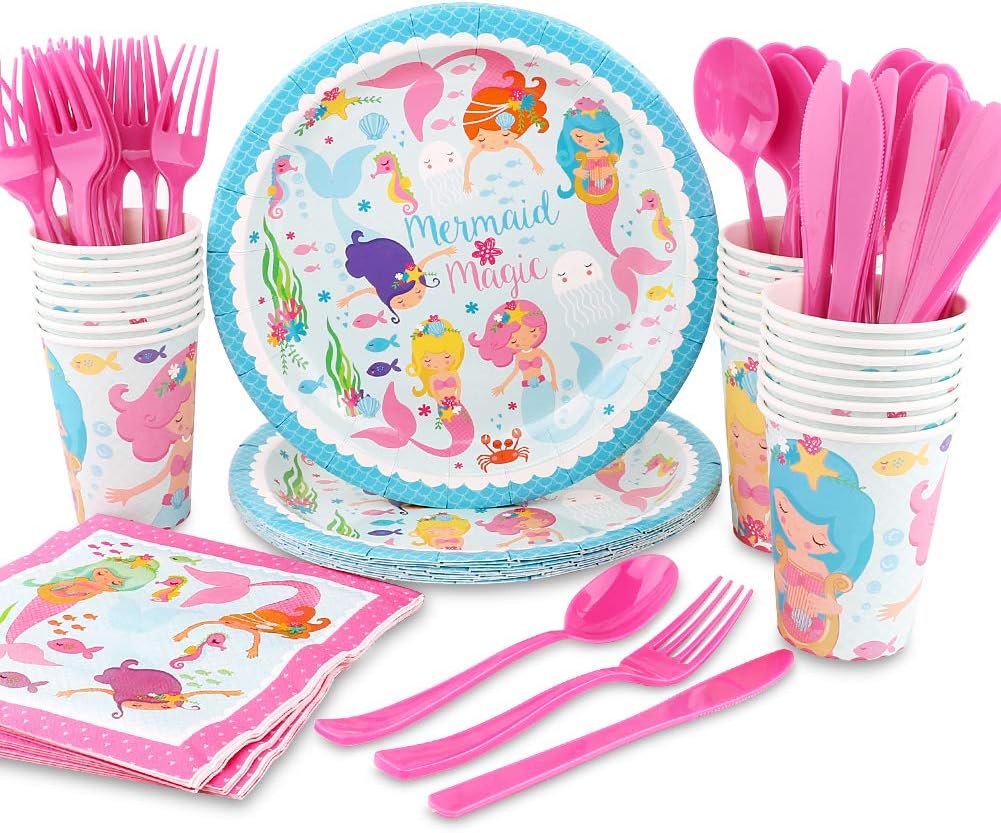 144 Mermaid Party Supplies