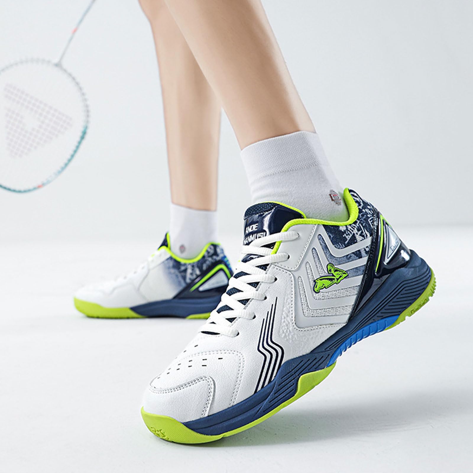 Zapatillas De Voleibol,Zapatos De BáDminton Hombre,Zapatillas Tenis Antideslizante Zapatillas Voleibol Hombre Ligero Zapatos Deportivos Transpirable para Hombre Adulto Fitness Bádminton