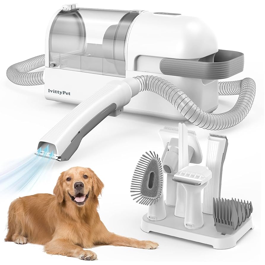 ペット用バリカン ペットグルーミングセット 5 in 1 ヘアクリッパー Amazon | ペット用 犬用 バリカン IPX7防水 ヘアクリッパー 充電