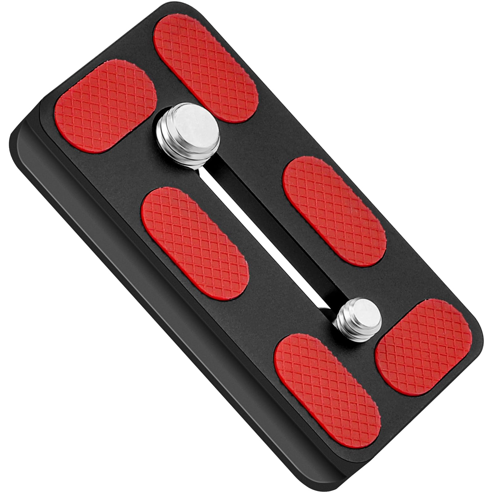 Haoge QR-70S Tripod Arca Plates 70mm Universal Arca Swiss Quick Release Plate for Tripod Ball Head with Hand-Adjustable Stainless Steel Screw of 1/4"