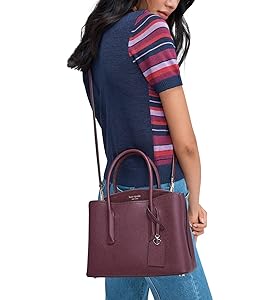Kate Spade New York Women's Margaux Medium Satchel, Deep Kate Spade New York Women's Margaux Medium Satchel, Deep