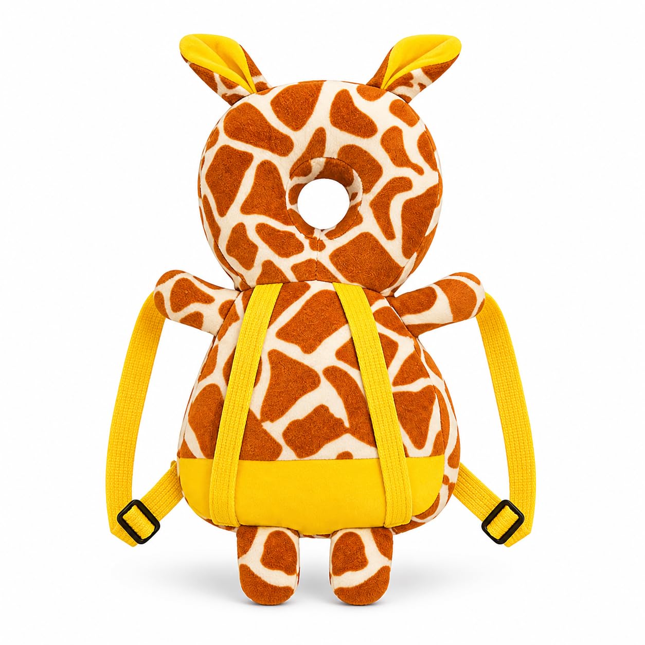 GLUN® Baby Head Protector Backpack, Pack of 1 Cute Giraffe Soft Cushioning, Adjustable Shoulder Belt, Head Protection Back for 6-18 Month Toddler Kids-image-46