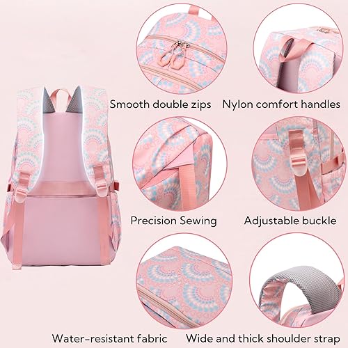 Miniatura 6 de Mochila para niños y niñas con lonchera para la escuela combo de lonchera