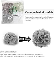 Vista 7 de Paquete de 4 esponjas lufa para ducha, 2.12 oz/pcs