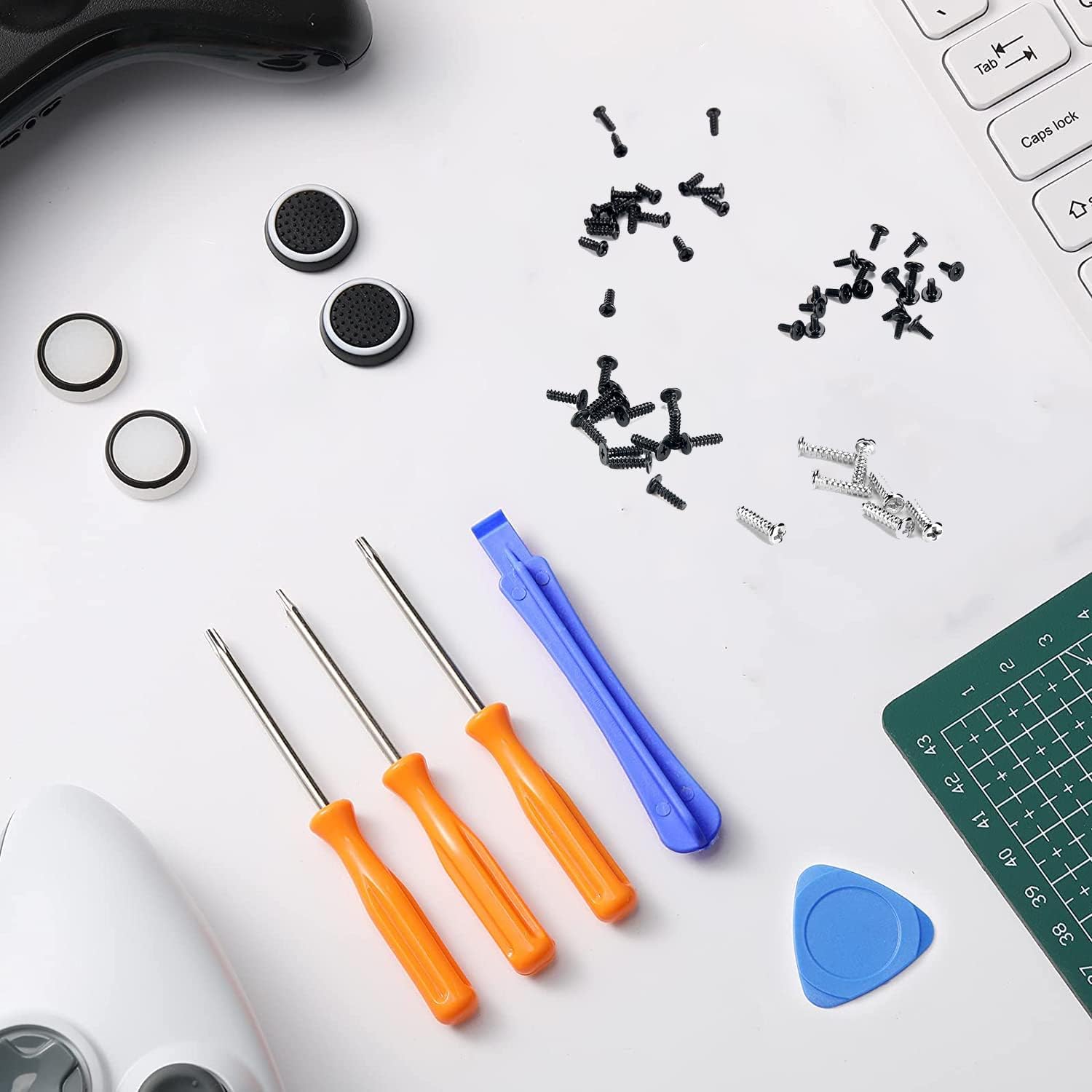 Screws set for PS4 PS5,Xbox one/series X Controller Install Repair Screws and Phillips T6 T8 Screwdrivers Open shell tool, : Video Games