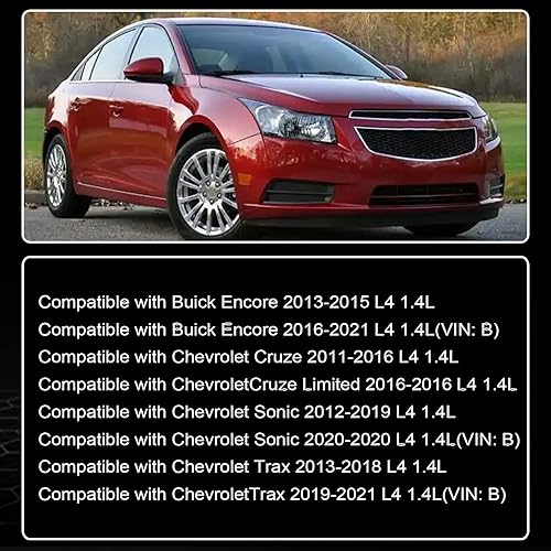 Miniatura 6 de FZJDSD Tubo de alimentación de aceite turbo compatible con Buick Chevrolet Cruze Sonic Encore 1.4L 2011 2012 2013 2014 2015 2016 2017 2018